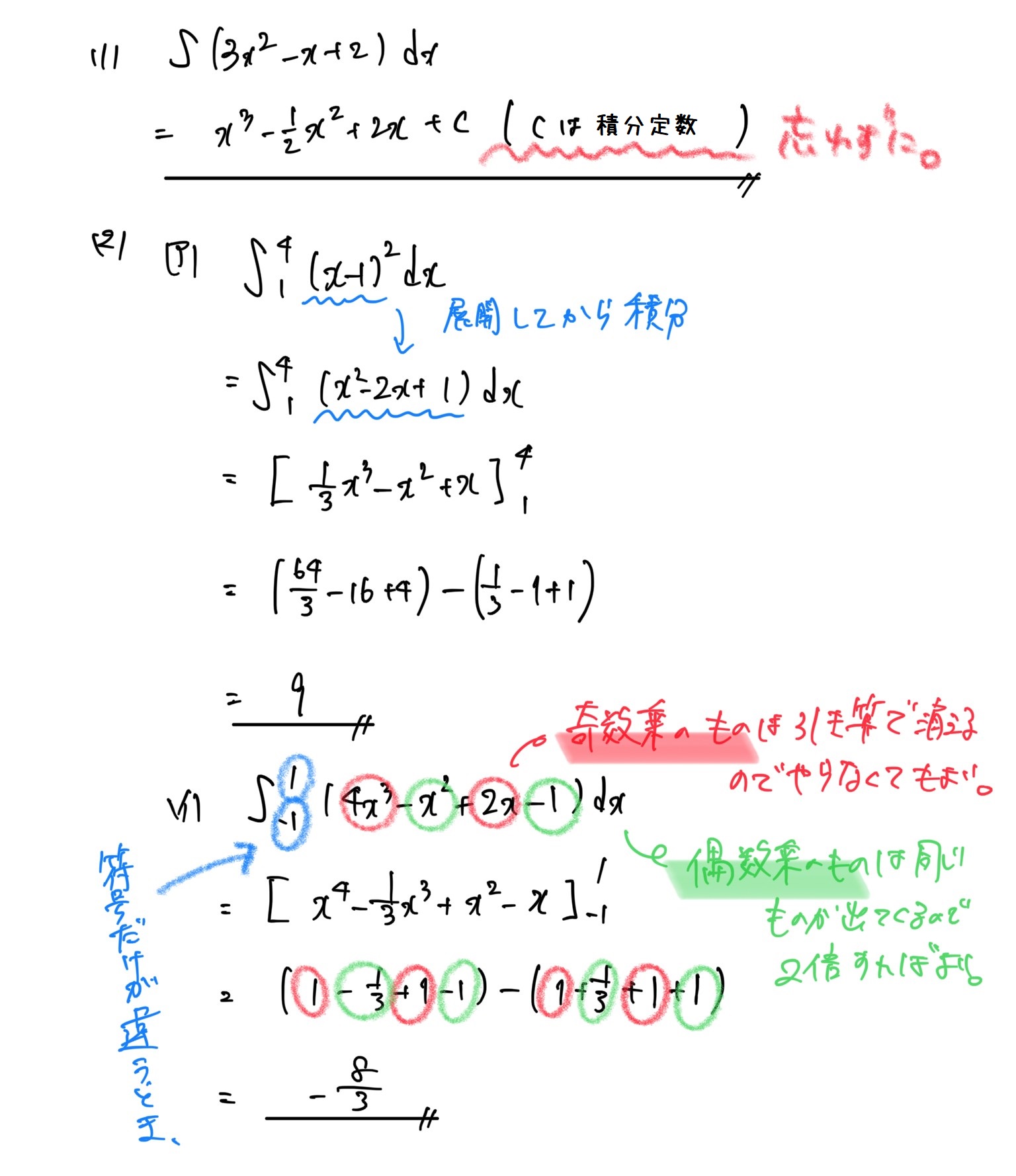 【高校数学】積分法《不定積分、定積分と図形の面積、領域と面積など》 | 受験×ガチ勢×チート™【WEB問題集サイト】
